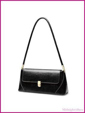 Genuine Leather Shoulder Bag Hobo Handbag RFID Work Crossbody